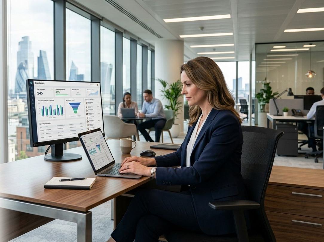 Sampro HRMS workforce management dashboard and modern analytics